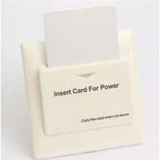 Energy Saving Card Device -12V Any Card Switch-White
